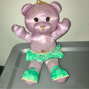 Vintage Pink Doodle Bear Write On Washable Teddy Bear  2005 18"